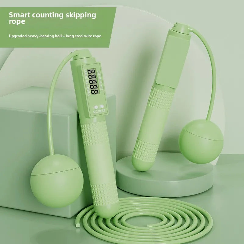 Intelligent Counting Cordless Jump Rope Professional Sports Fitness Adult Student Dual Purpose Jump Rope Sporting Goods